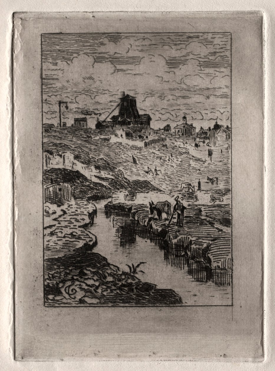 Il pozzo della collina di Cailles da Felix Hilaire Buhot
