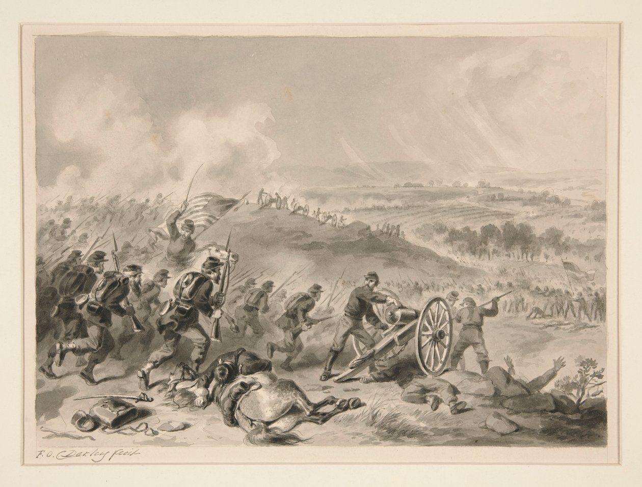 Battaglia di Gettysburg da Felix O. C. Darley