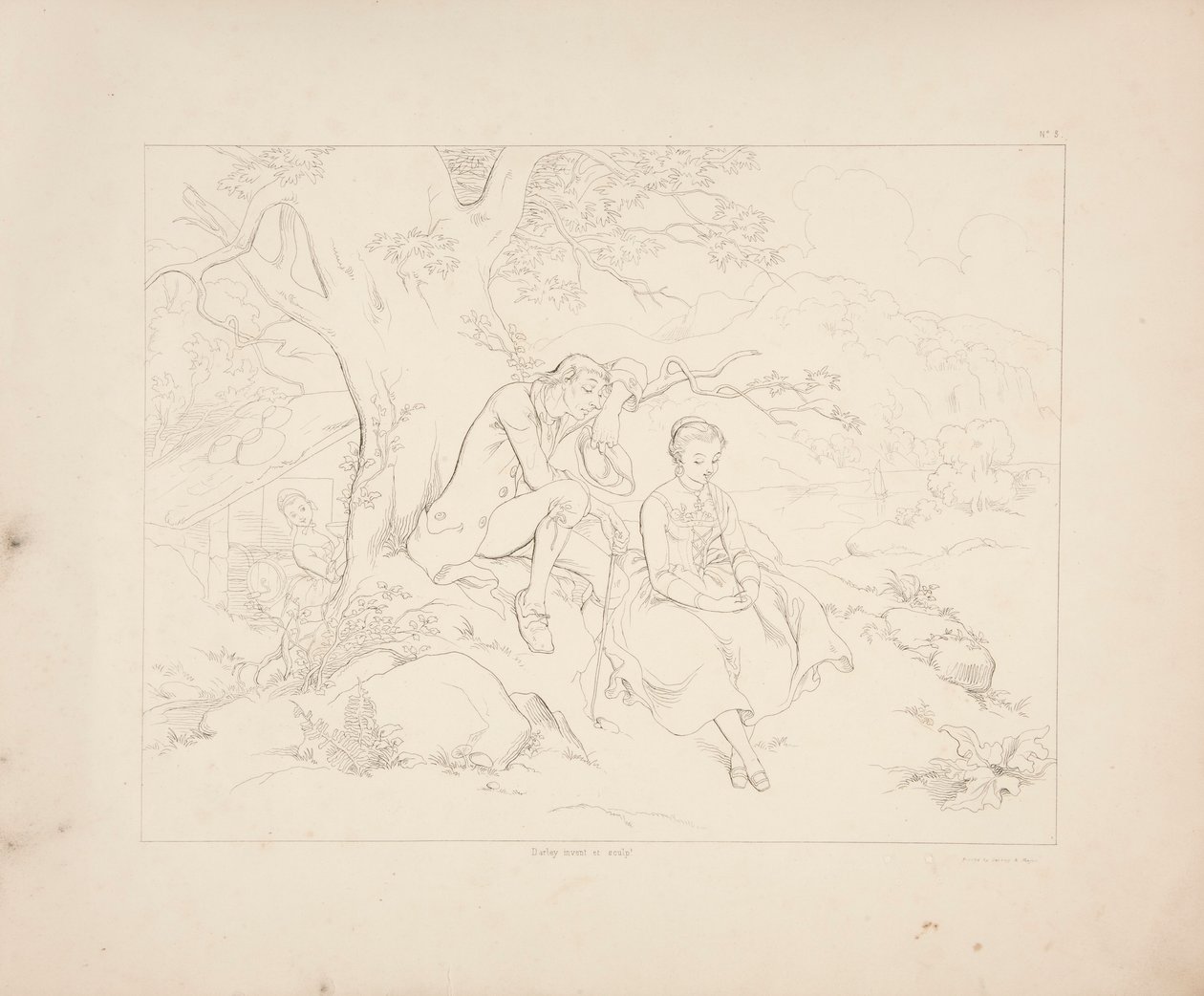 La Leggenda di Sleepy Hollow, foglio 3 di 6 da Felix O. C. Darley