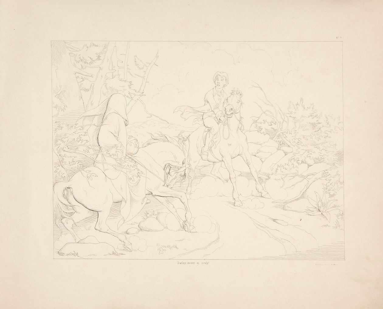 La Leggenda di Sleepy Hollow, foglio 5 di 6 da Felix O. C. Darley