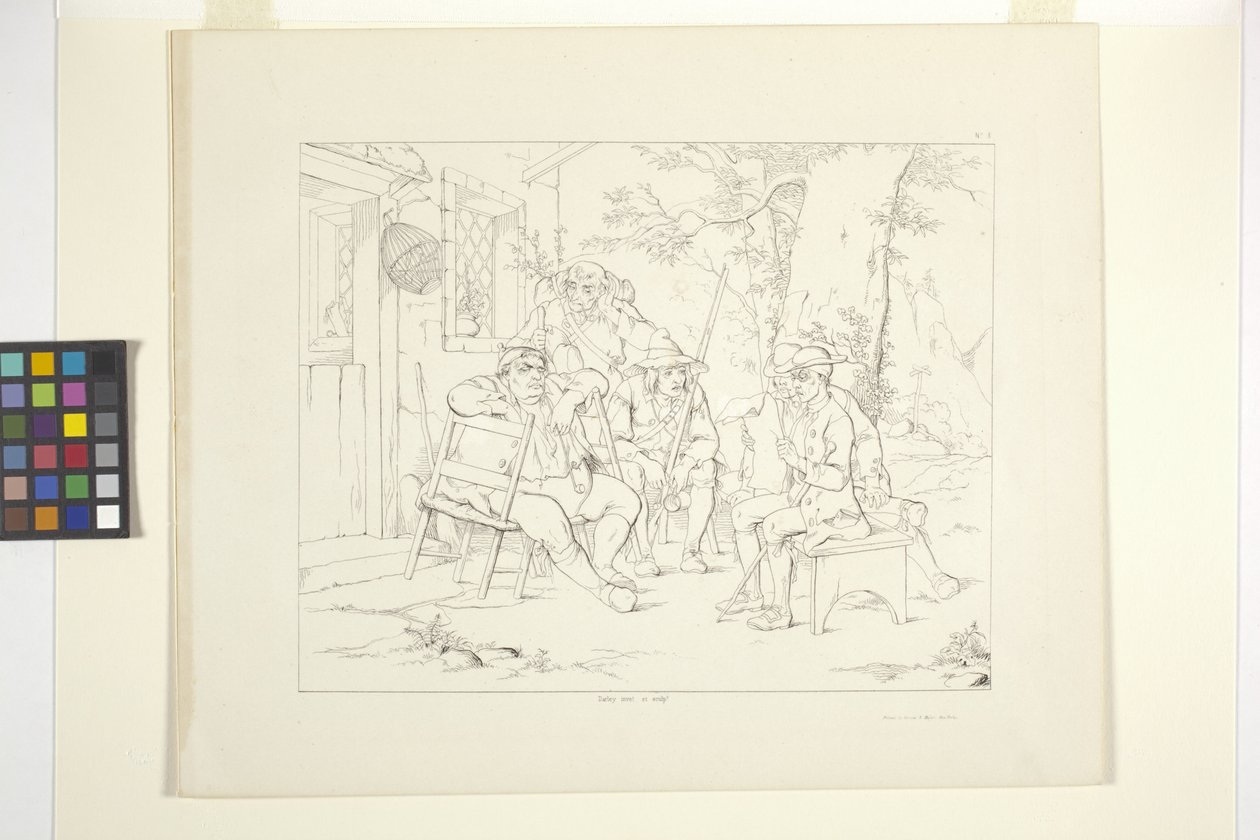 Illustrazioni di Rip Van Winkle, Tavola 3 da Felix Octavius Carr Darley