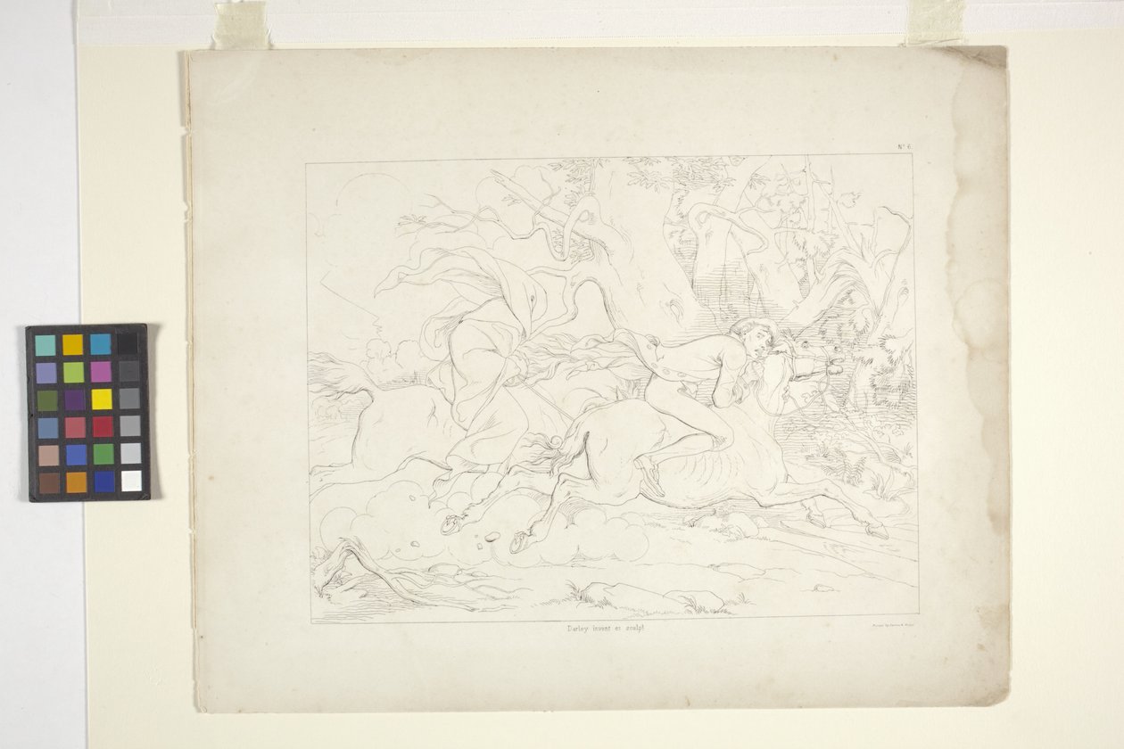 Illustrazioni della leggenda di Sleepy Hollow, Tavola 6 da Felix Octavius Carr Darley