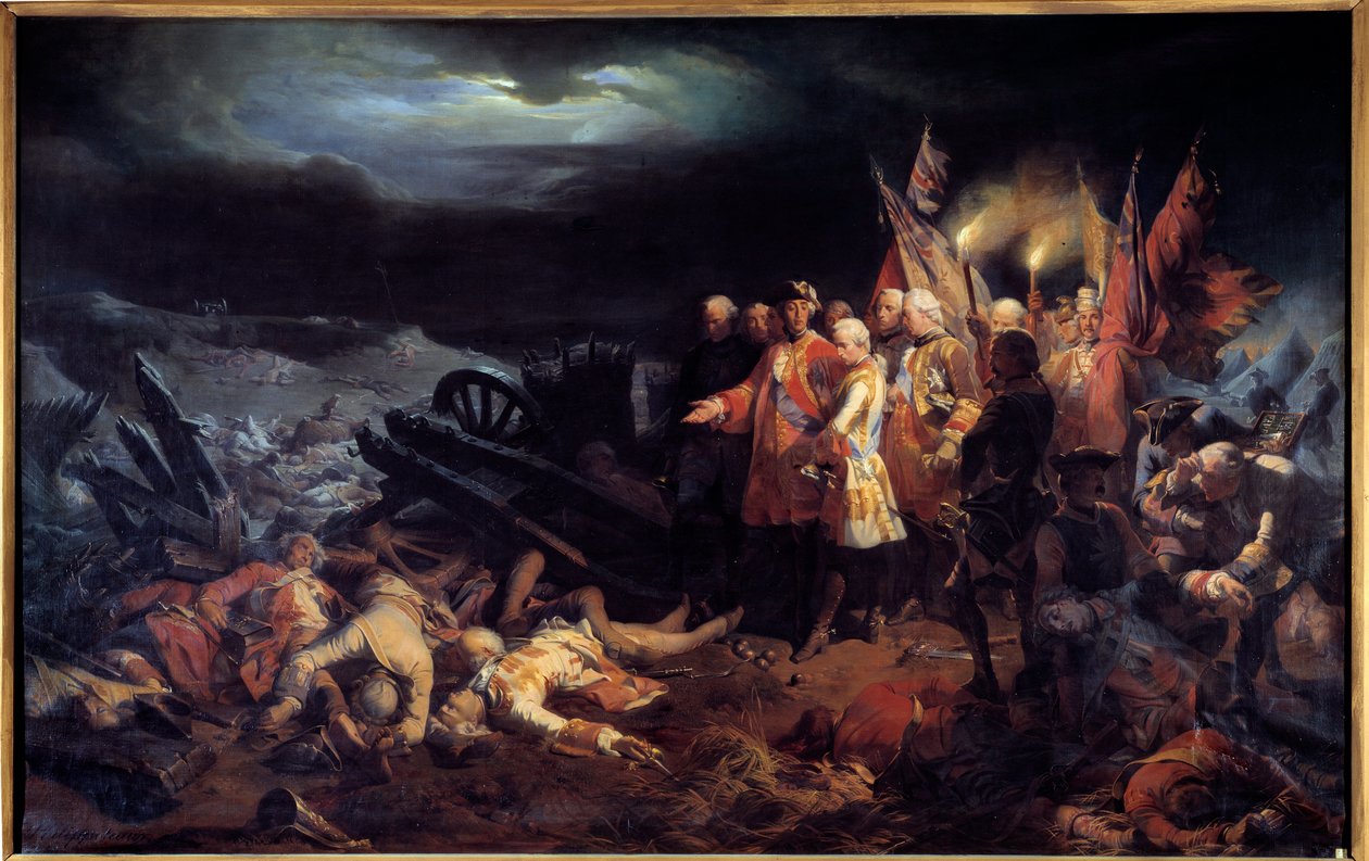 Guerra di successione austriaca: La battaglia di Fontenoy da Felix Philippoteaux
