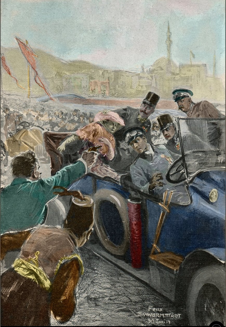 Assassinio di Francesco Ferdinando (1863-1914) Arciduca d