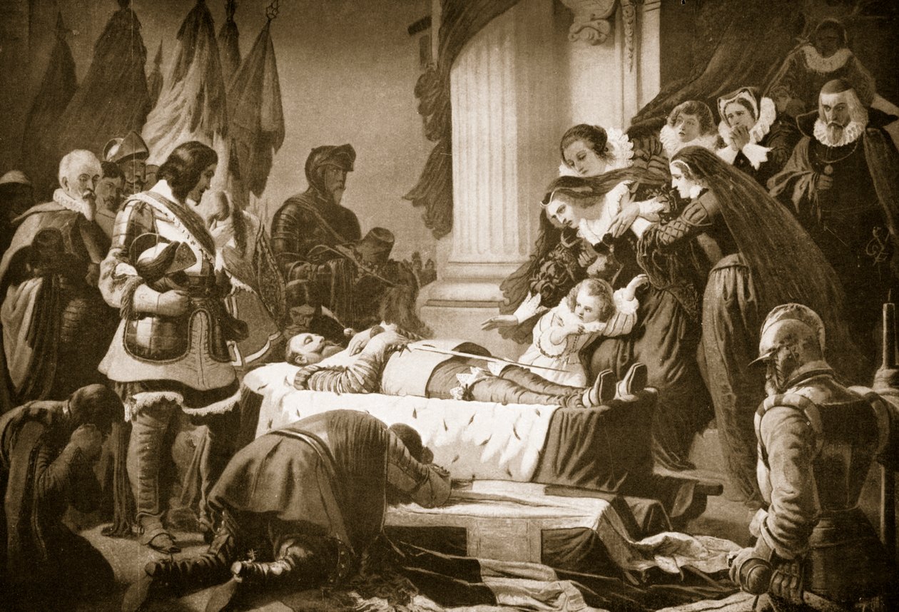 La camera ardente di Gustavo Adolfo, 1633 da Feodor Dietz