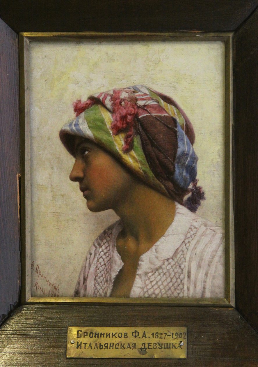 La ragazza italiana, 1880 da Feodor Andreyevich Bronnikov