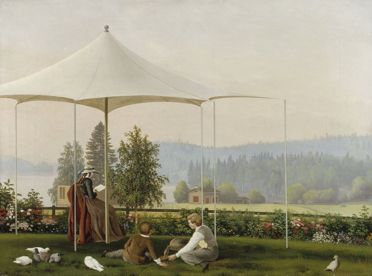Nel giardino di Haminalahti da Ferdinand von Wright