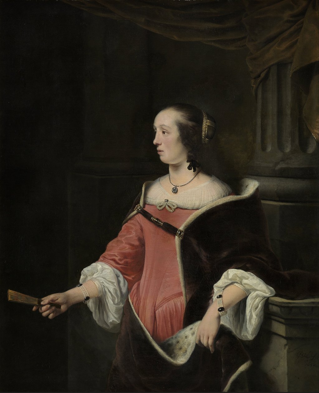 Ritratto di una signora da Ferdinand Bol