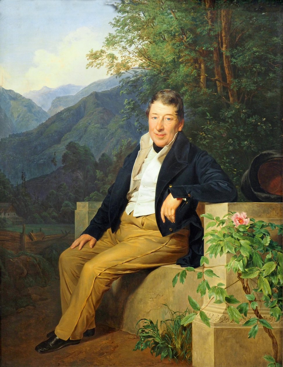 Ritratto del barone Moser da Ferdinand Georg Waldmuller