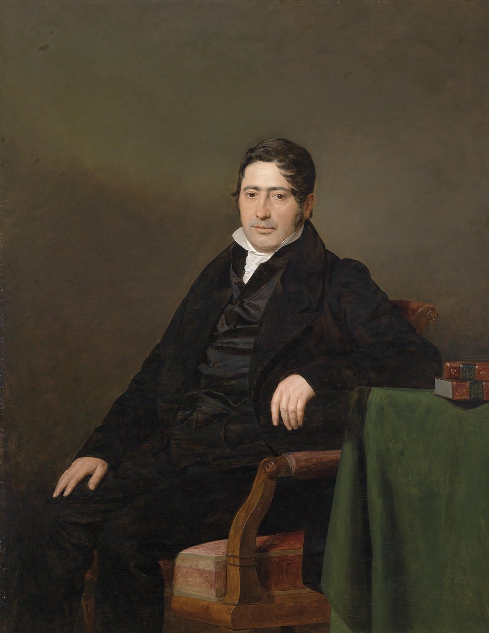 Ritratto del professore universitario Dr. med. Sigmund Caspar Fischer (1793-1860) da Ferdinand Georg Waldmuller