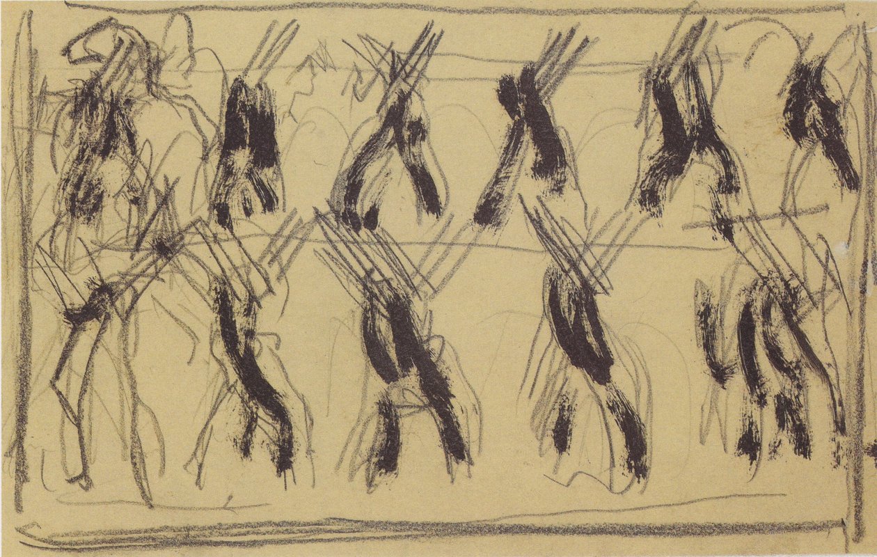 Soldati in partenza da Ferdinand Hodler