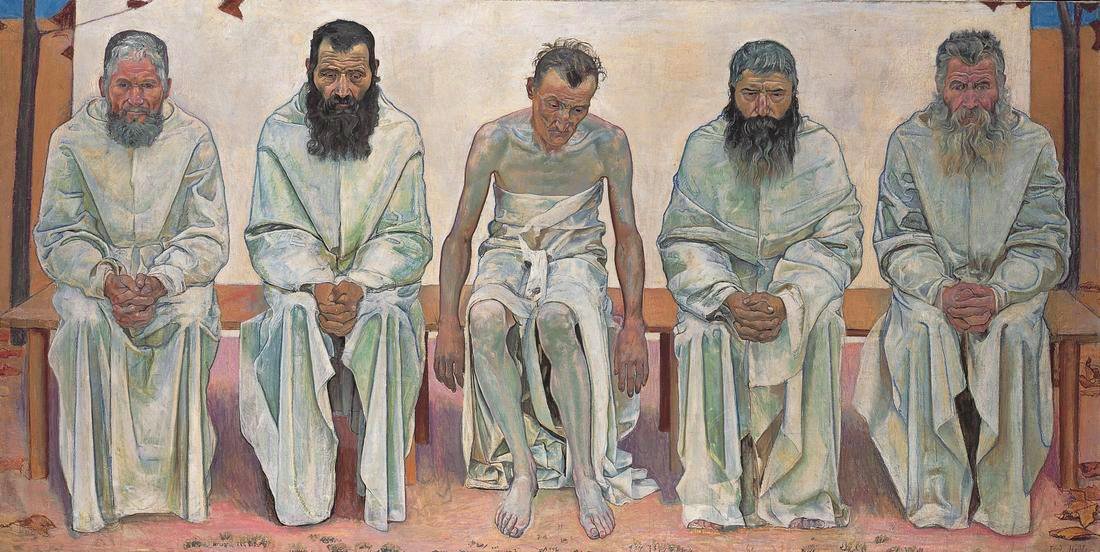 Die Lebensmüden da Ferdinand Hodler