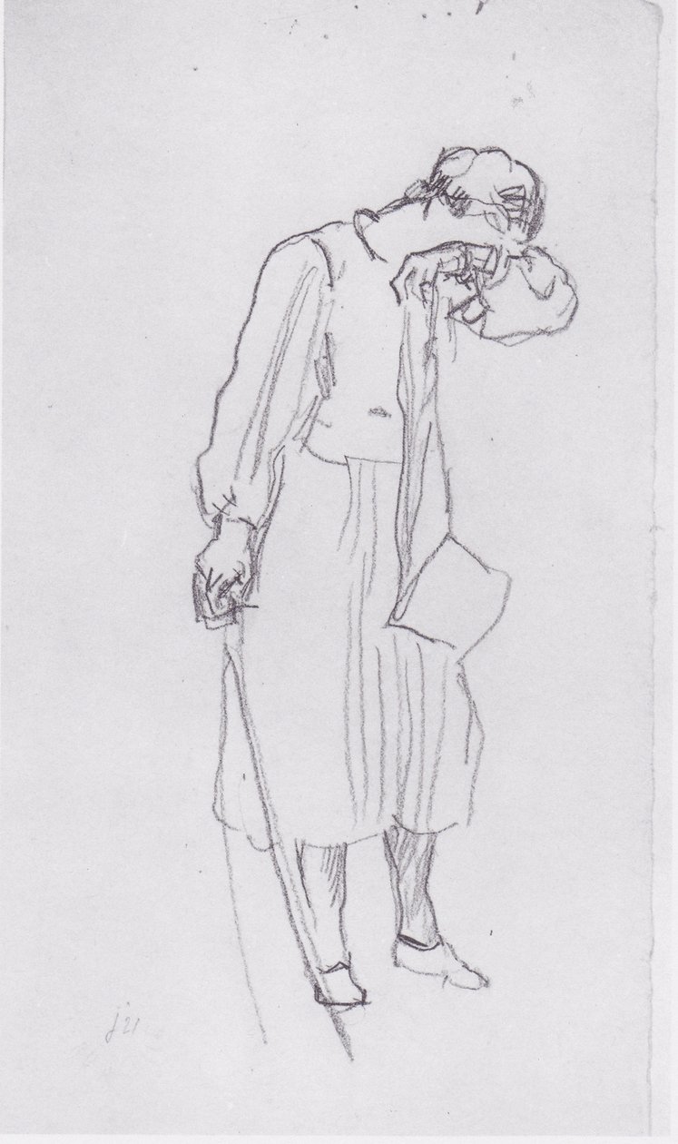 Figura femminile che si congeda1 da Ferdinand Hodler