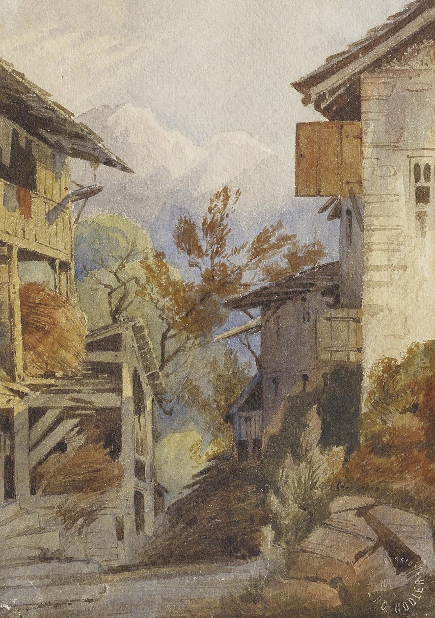 Case contadine in Savoia da Ferdinand Hodler