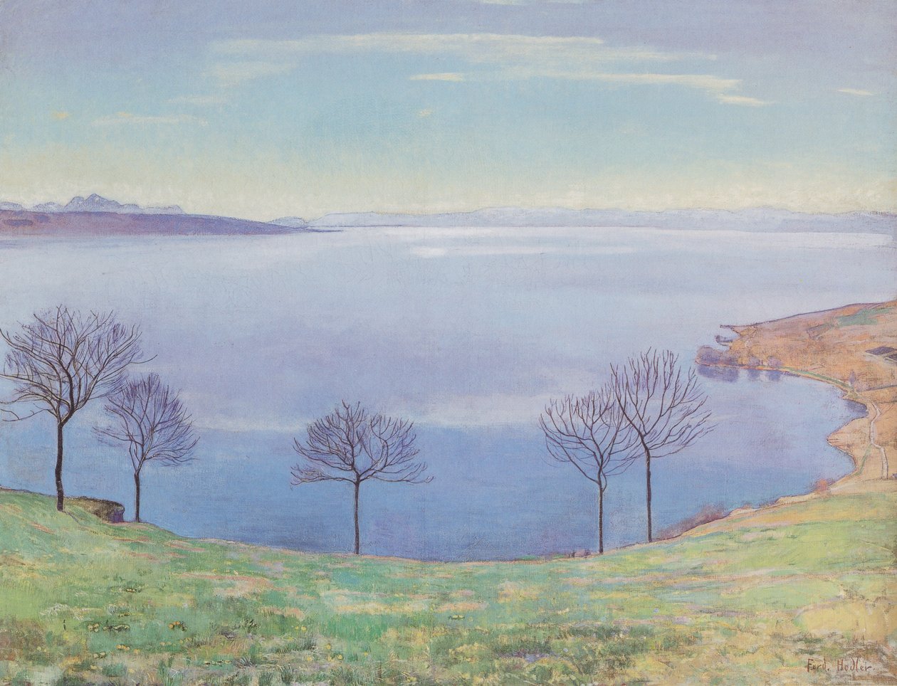 Il lago di Ginevra da Chexbres da Ferdinand Hodler