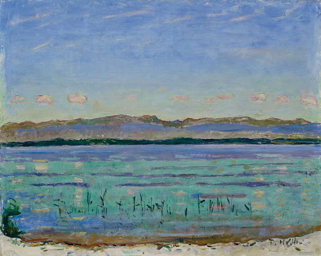 Lago di Ginevra con Jura da Ferdinand Hodler