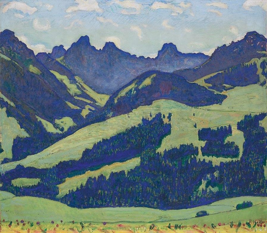 Paesaggio vicino a Château d