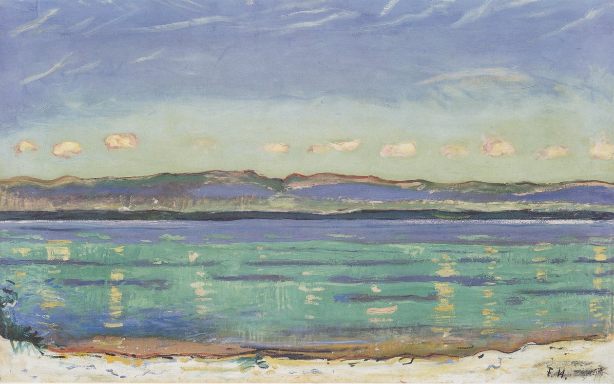 Ritmo delle forme paesaggistiche da Ferdinand Hodler