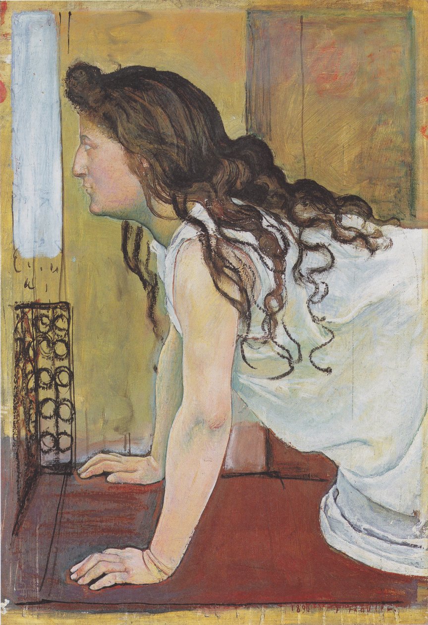 Ragazza alla finestra da Ferdinand Hodler