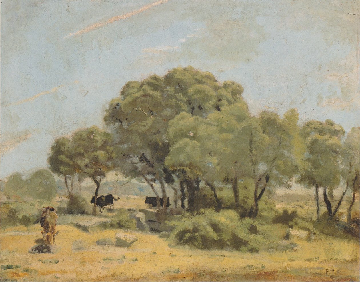 Ulivi in Spagna da Ferdinand Hodler