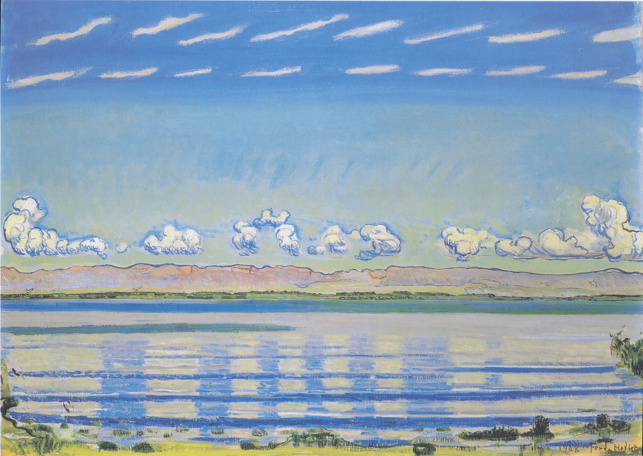 Paesaggio ritmico sul Lago di Ginevra da Ferdinand Hodler