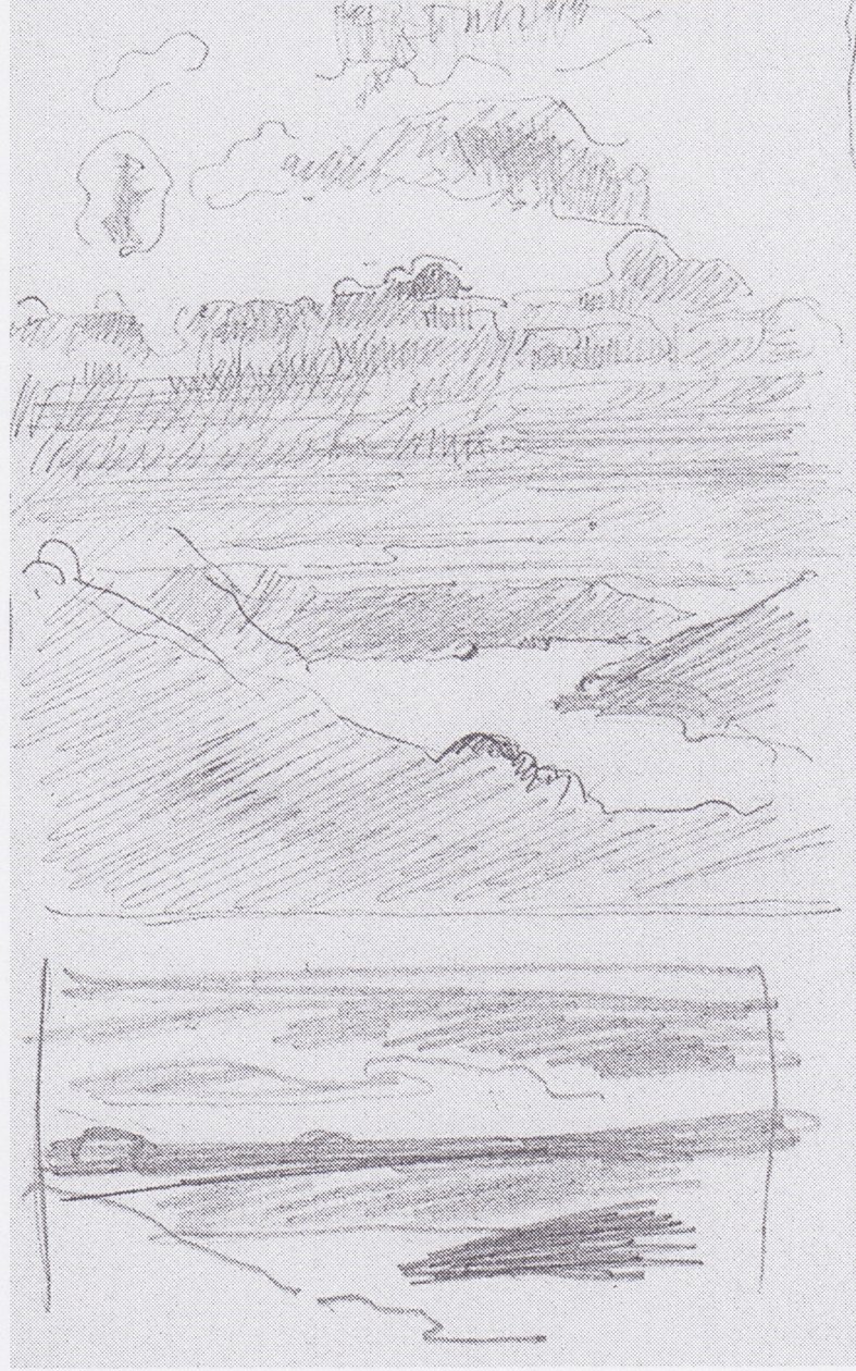 Lago di Thun dal sentiero per Schynige Platte da Ferdinand Hodler