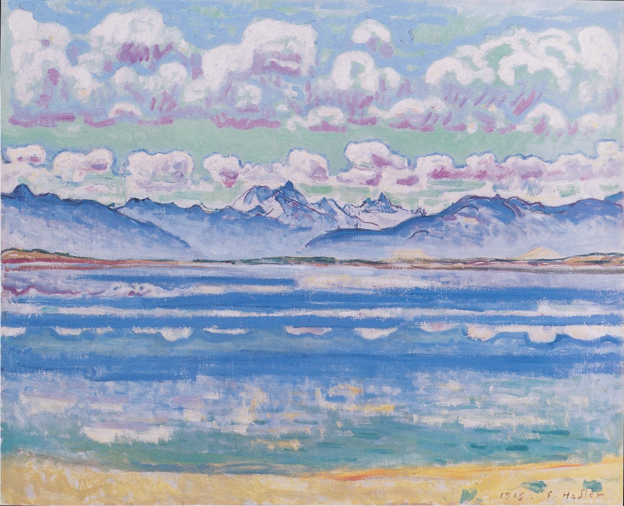 Weisshorn da Montana da Ferdinand Hodler