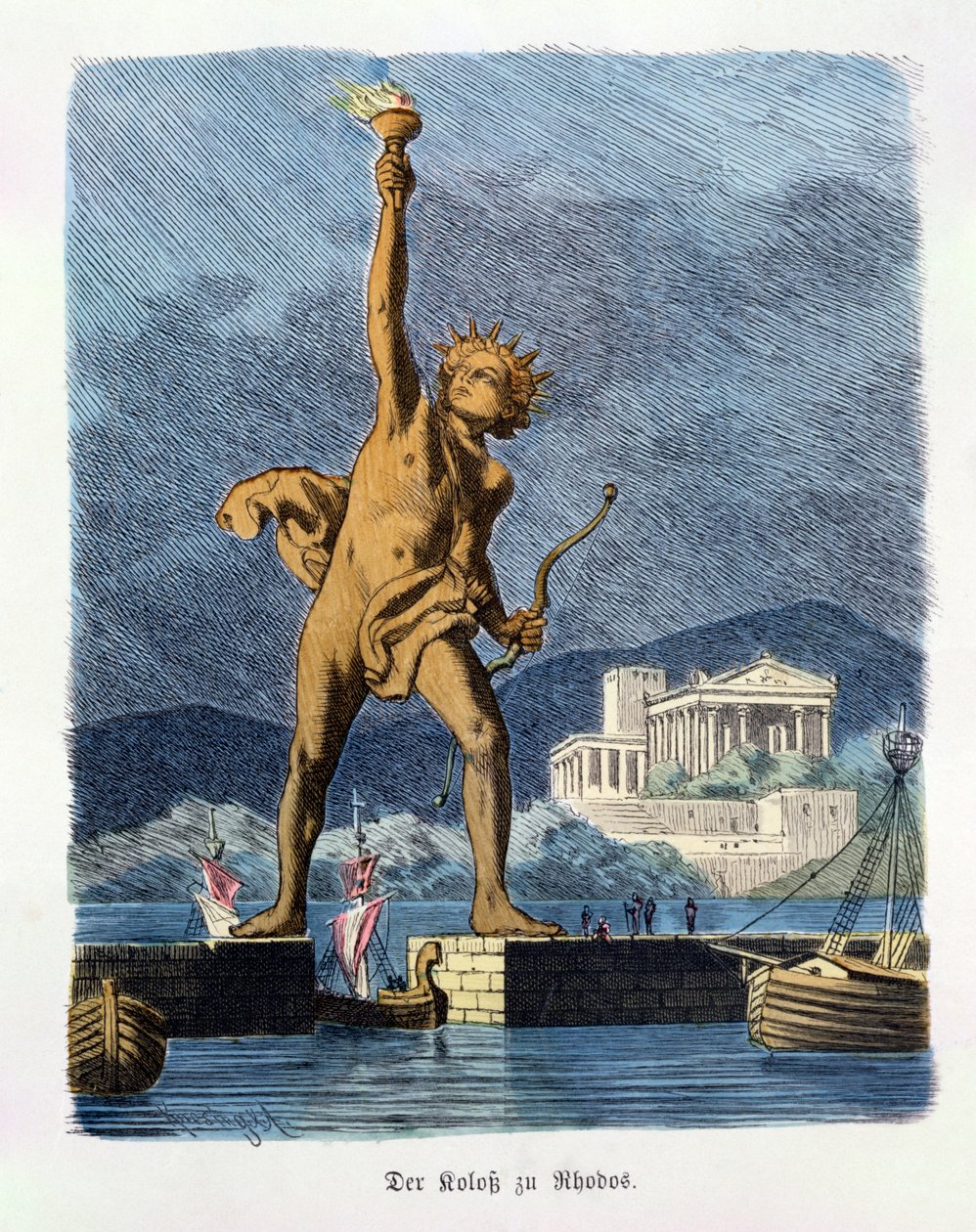 Il Colosso di Rodi, da una serie delle 