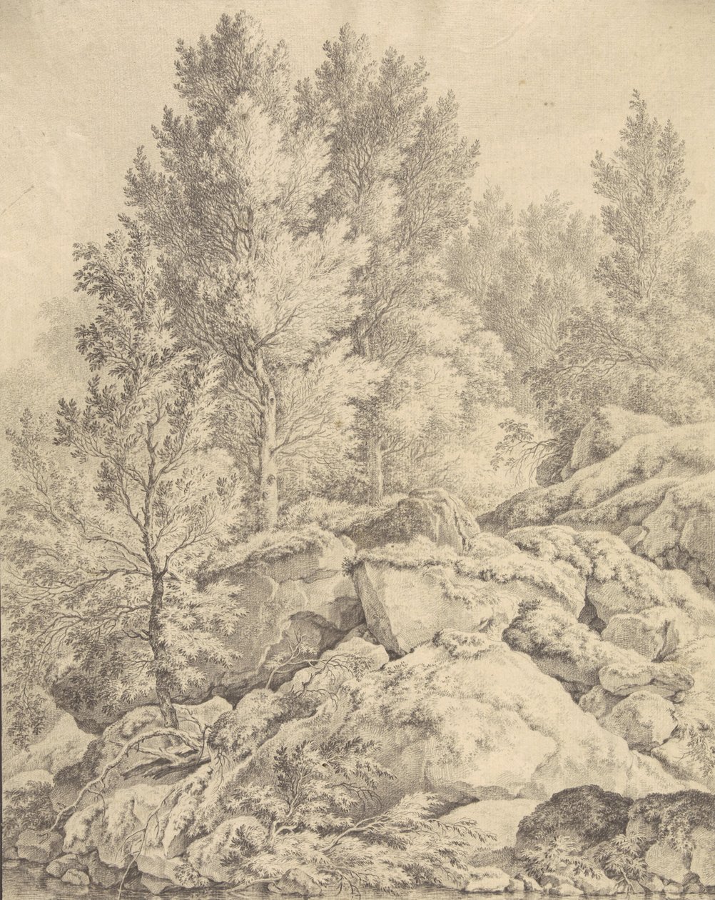 Veduta della valle di Trippstadt nel Palatinato da Ferdinand Kobell