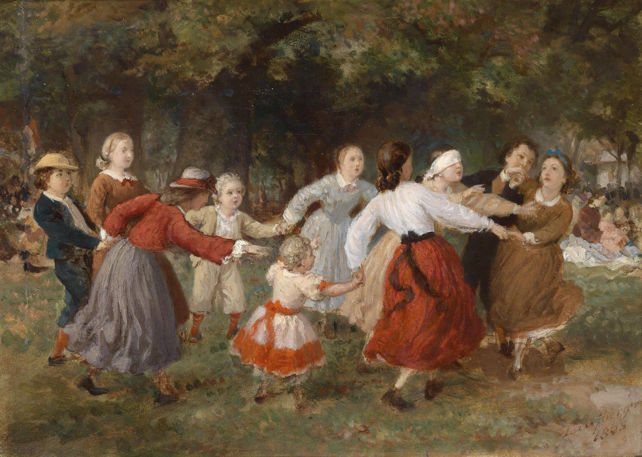 Il gioco della mosca cieca da Ferdinand Laufberger