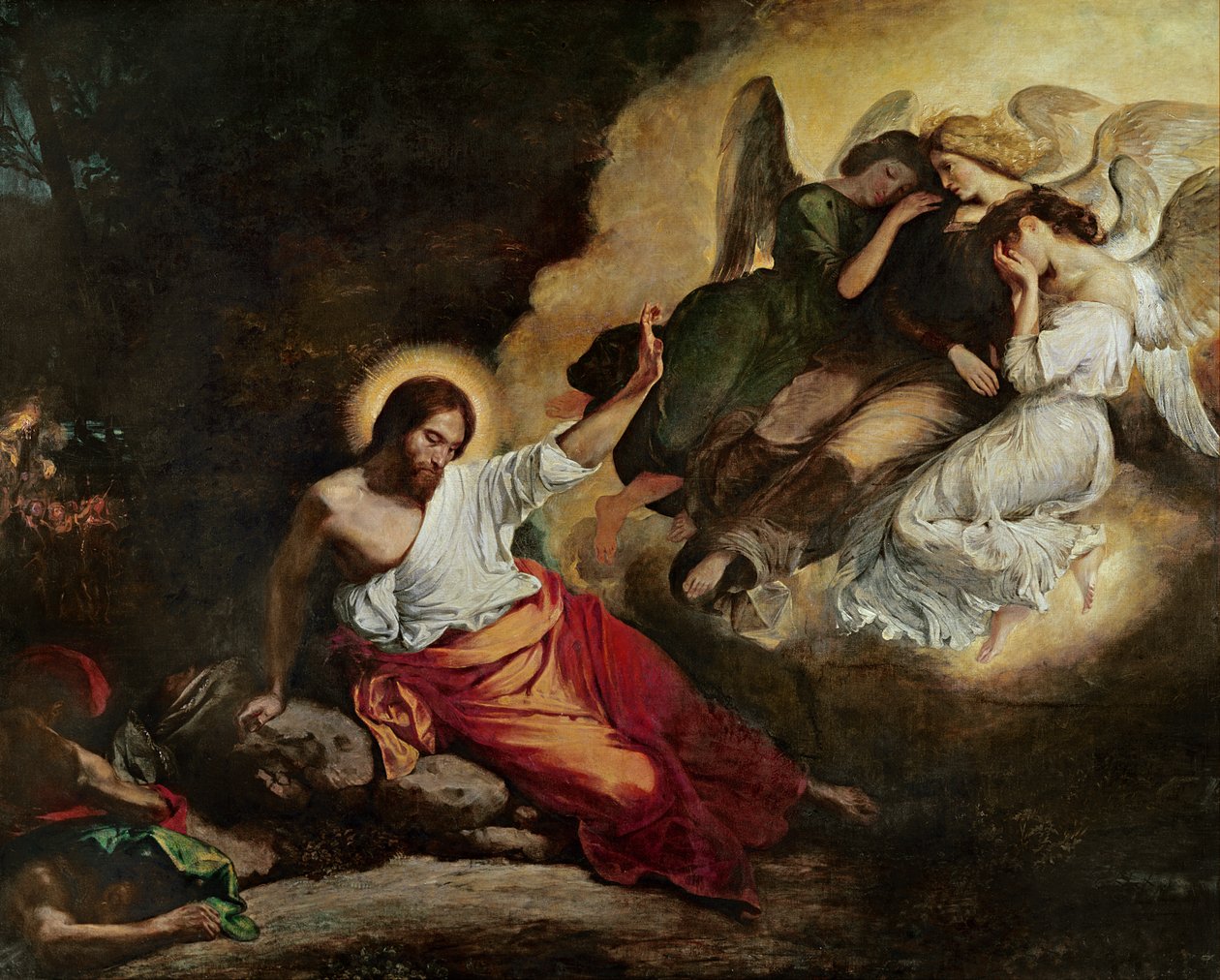 Cristo nel Giardino degli Ulivi, 1827 da Ferdinand Victor Eugene Delacroix