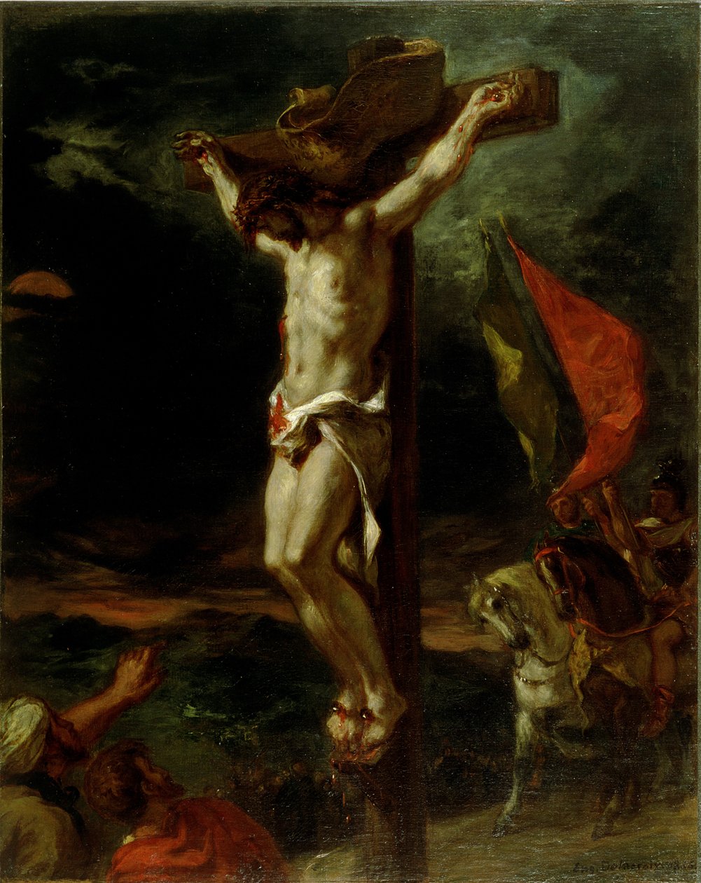 Cristo sulla croce da Ferdinand Victor Eugene Delacroix