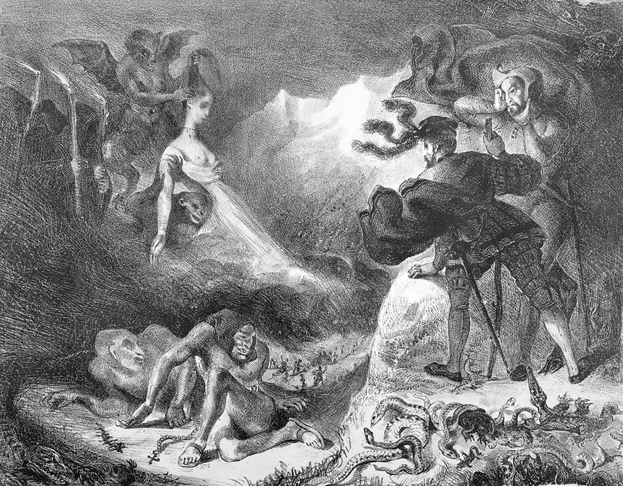 Faust e Mefistofele al sabba delle streghe, da 