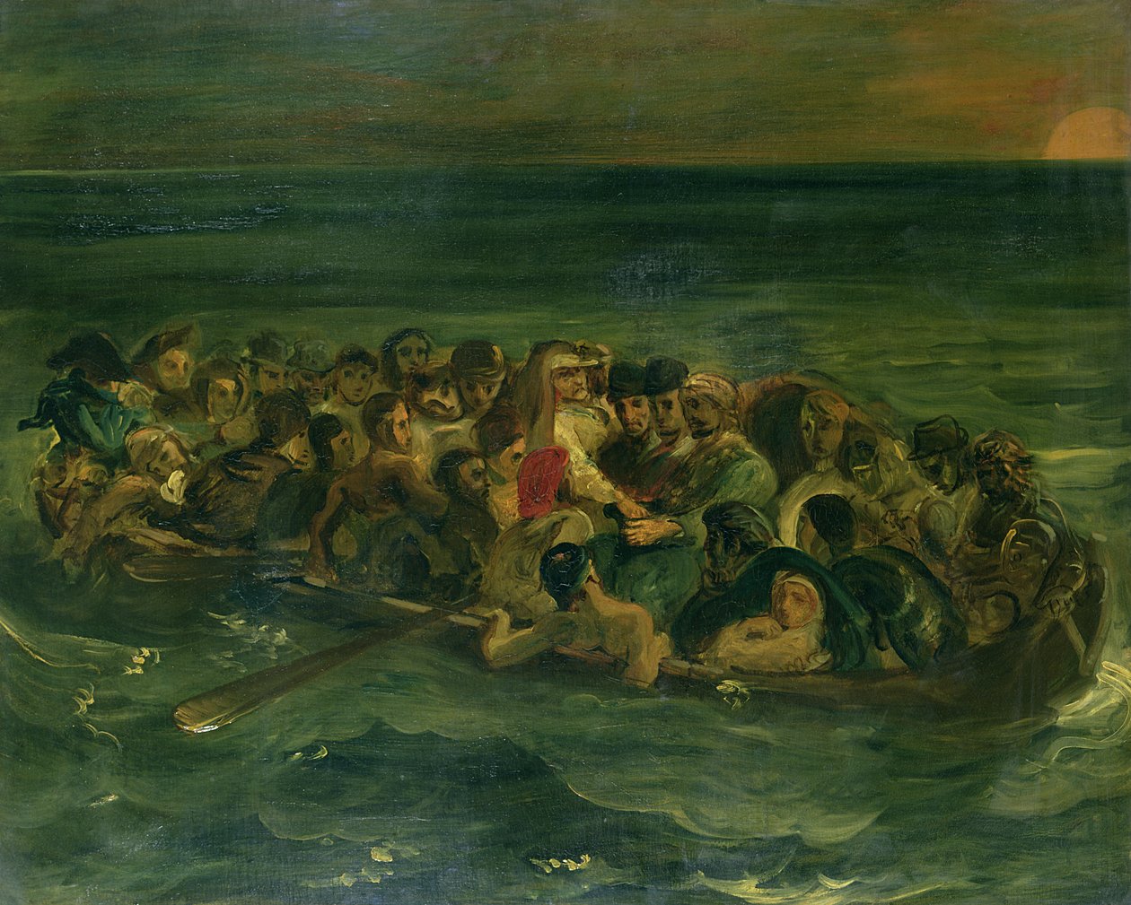 Schizzo per Il naufragio di Don Giovanni da Ferdinand Victor Eugene Delacroix