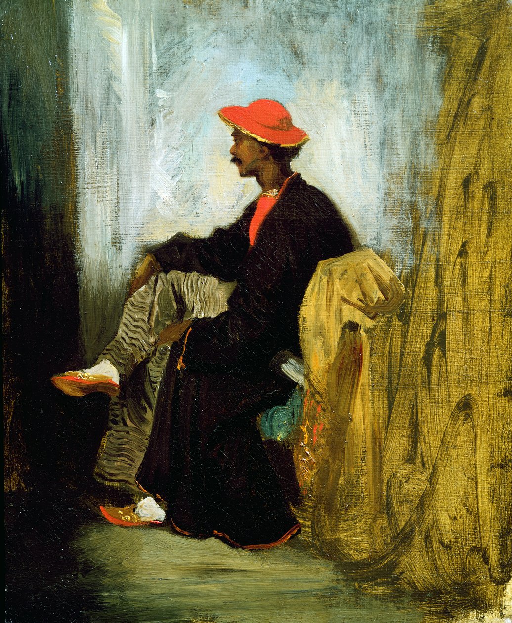 Studio di un indiano di Calcutta, 1823 da Ferdinand Victor Eugene Delacroix