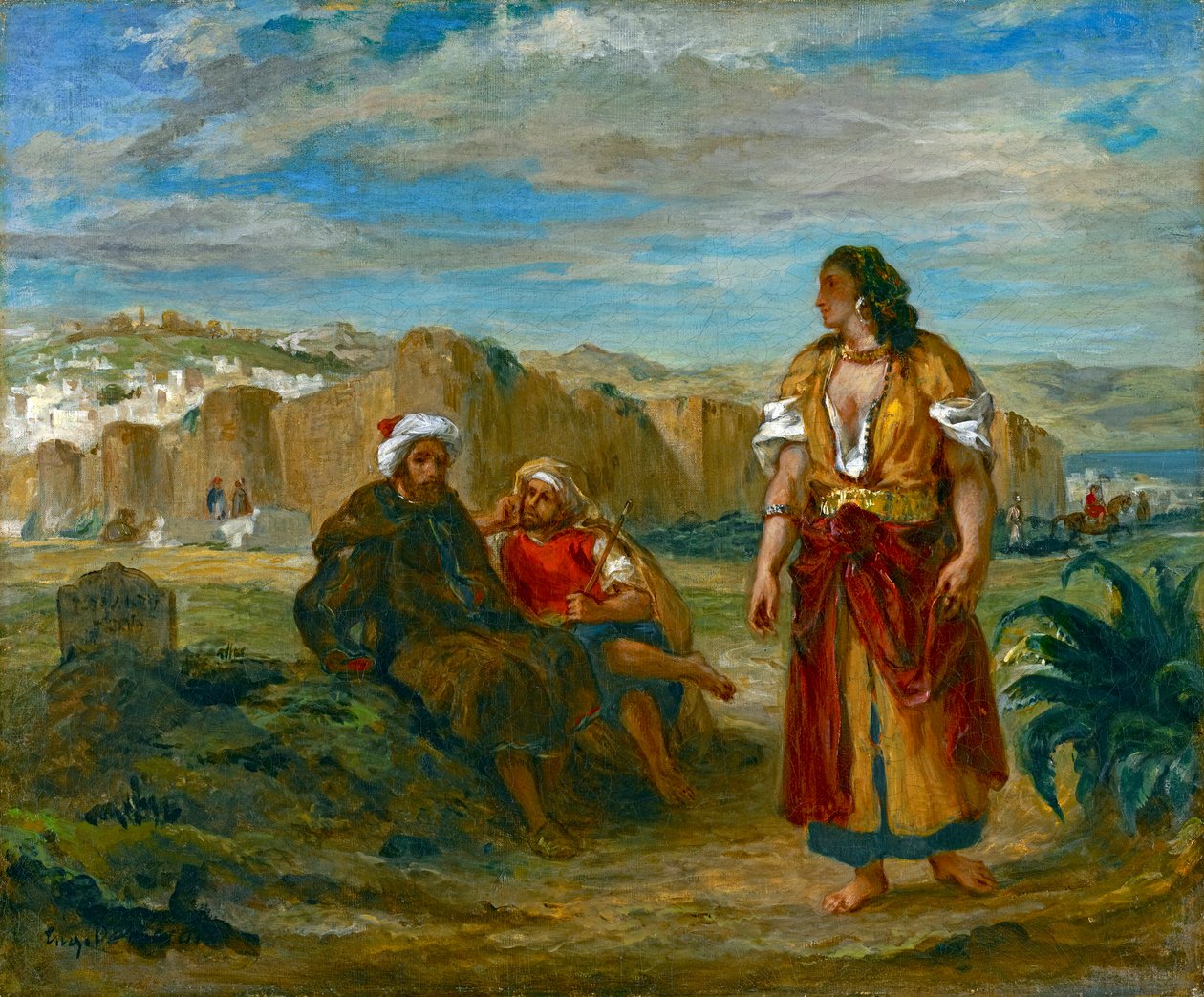 Veduta di Tangeri, 1852-3 da Ferdinand Victor Eugene Delacroix