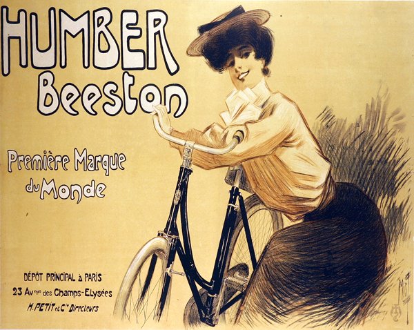 Poster pubblicitario per biciclette Humber Beeston da Ferdinand  Misti Mifliez