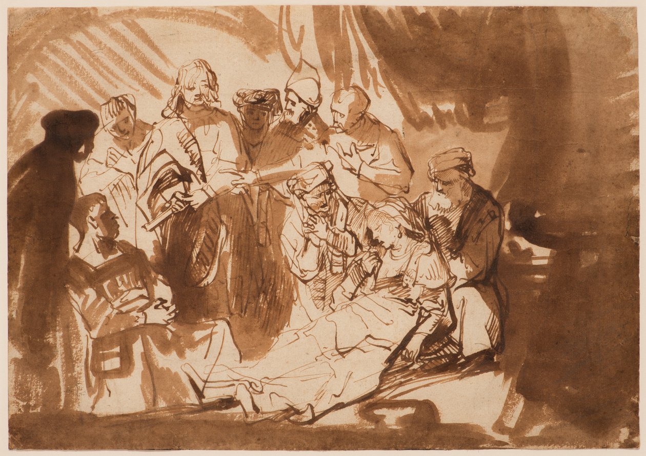 Christus und die Tochter des Jairus da Ferdinand Bol