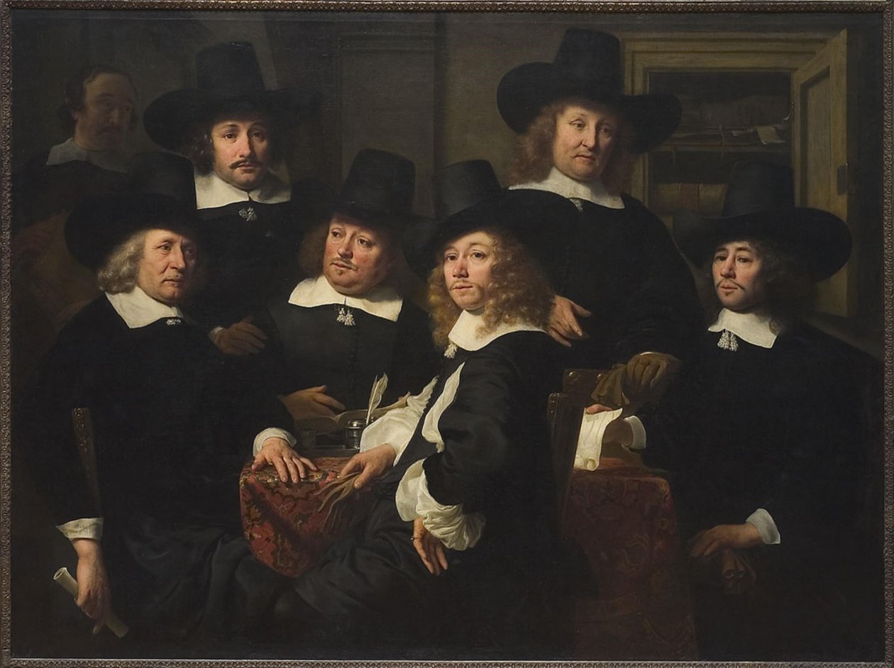 I reggenti del Nieuwezijds Huiszittenhuis da Ferdinand Bol