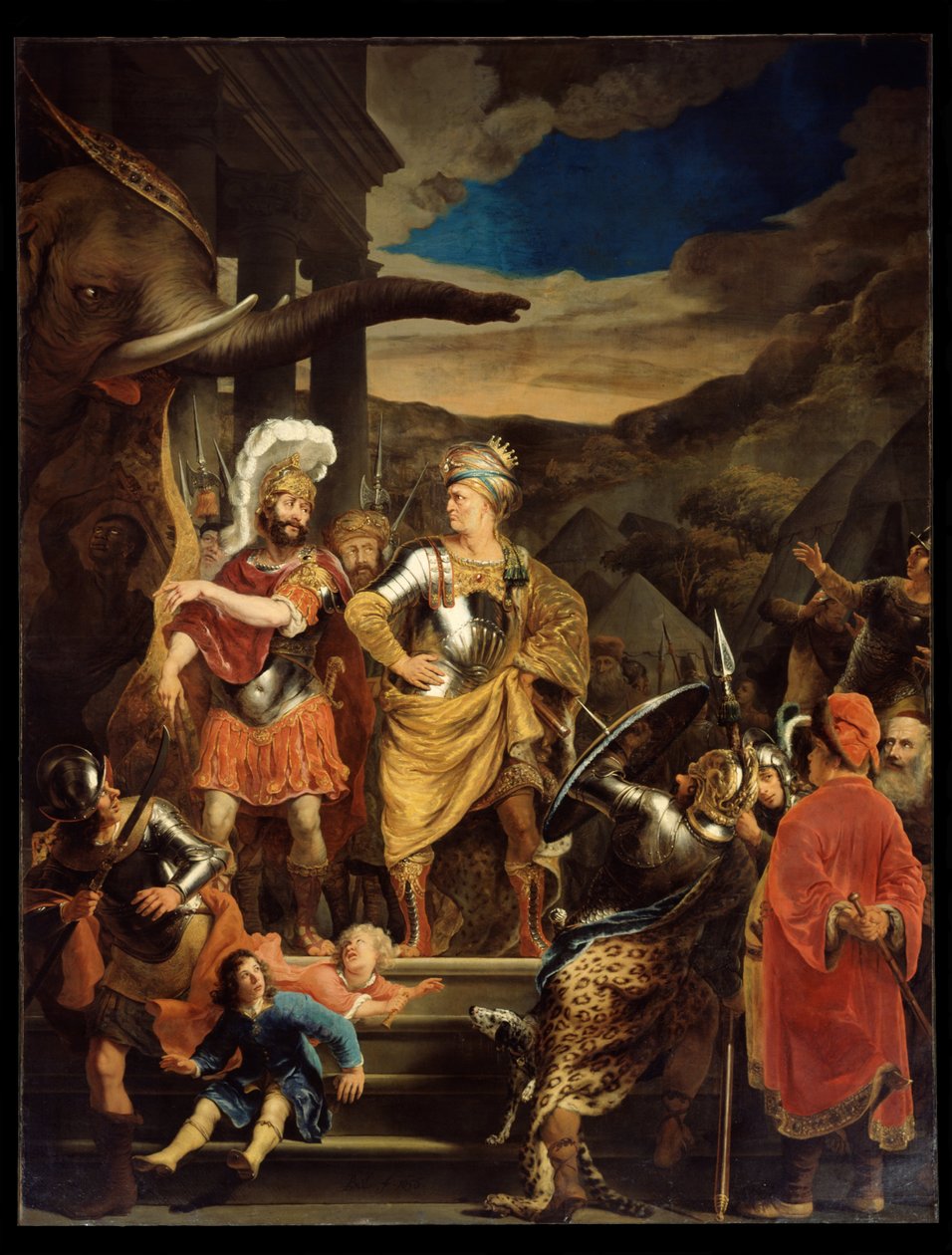 Fabritius und Pyrrhus da Ferdinand Bol