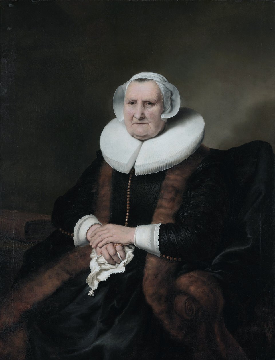 Ritratto di Elisabeth Jacobsdr. Bas (1571-1649) da Ferdinand Bol