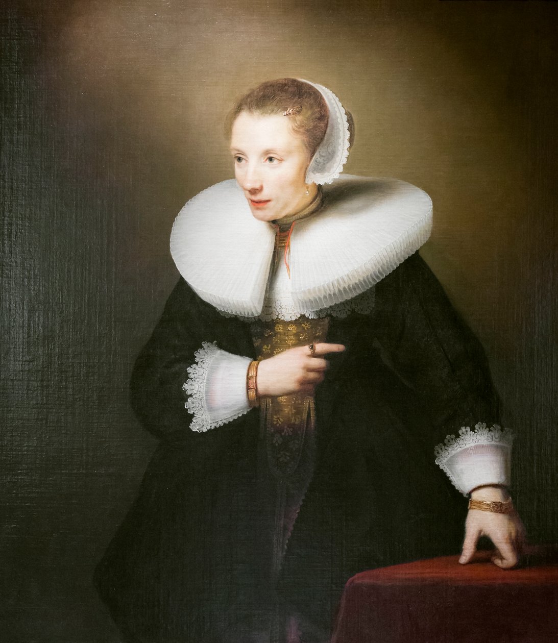 Ritratto di una donna sconosciuta da Ferdinand Bol