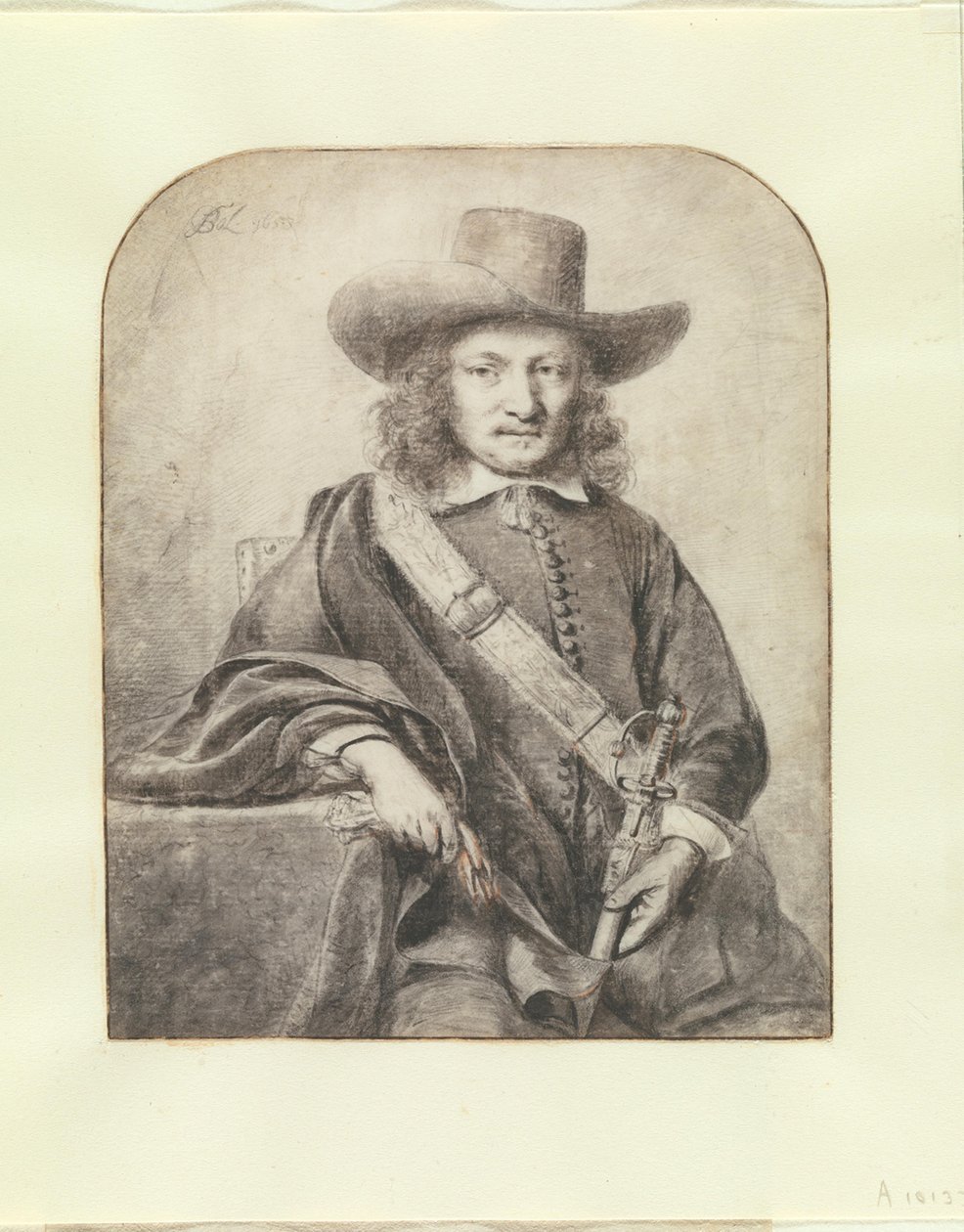 Ritratto di un ufficiale di Gouda da Ferdinand Bol