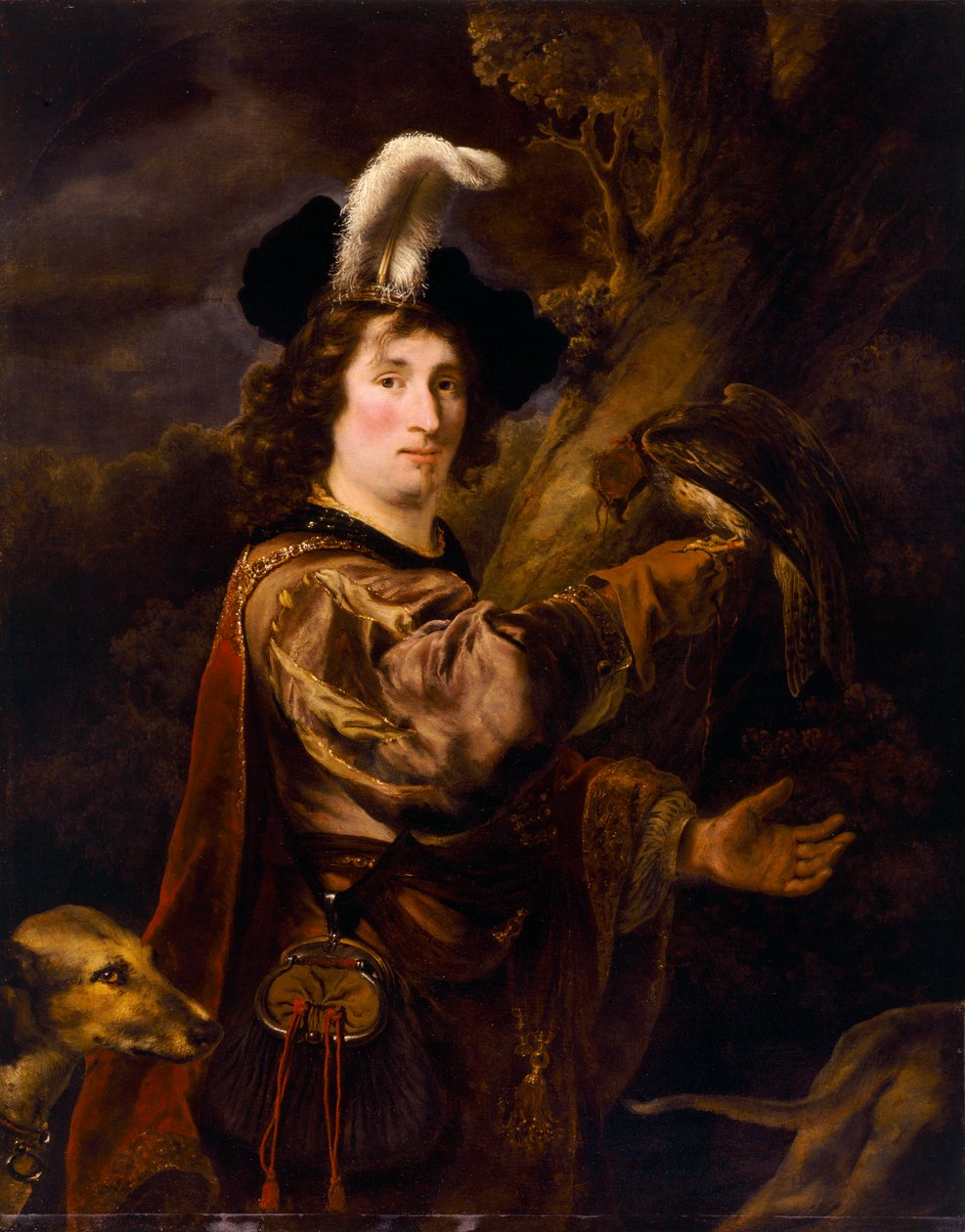 Il falconiere da Ferdinand Bol