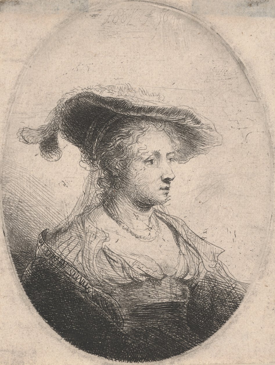 Donna in ovale da Ferdinand Bol