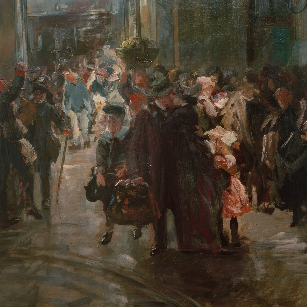 Alla stazione da Ferdinand Brutt