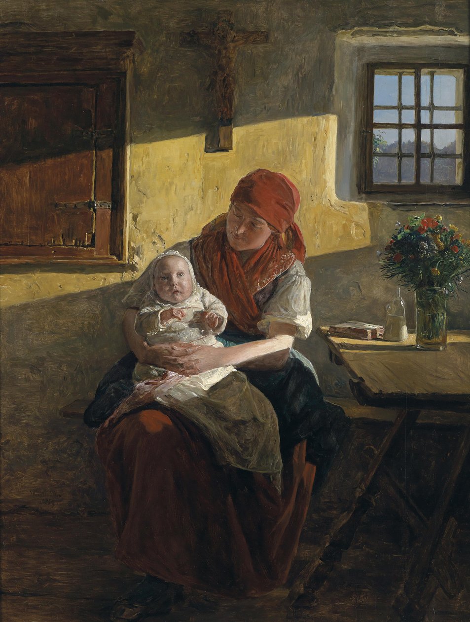 Ferdinand Georg Waldmüller Riposo domenicale 1859 da Ferdinand Georg Waldmuller