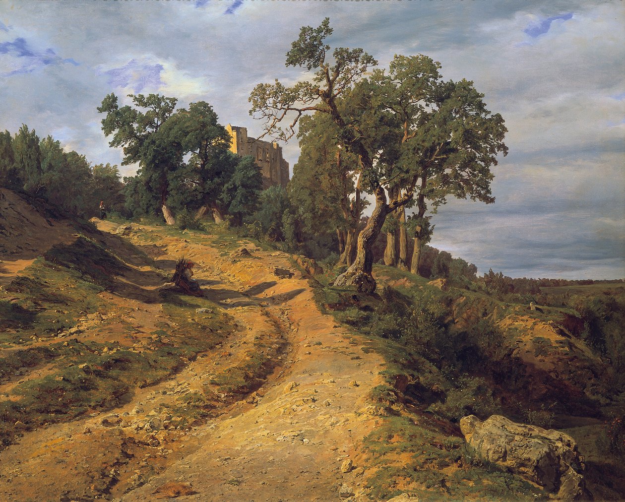 Le rovine di Liechtenstein presso Mödling da Ferdinand Georg Waldmuller