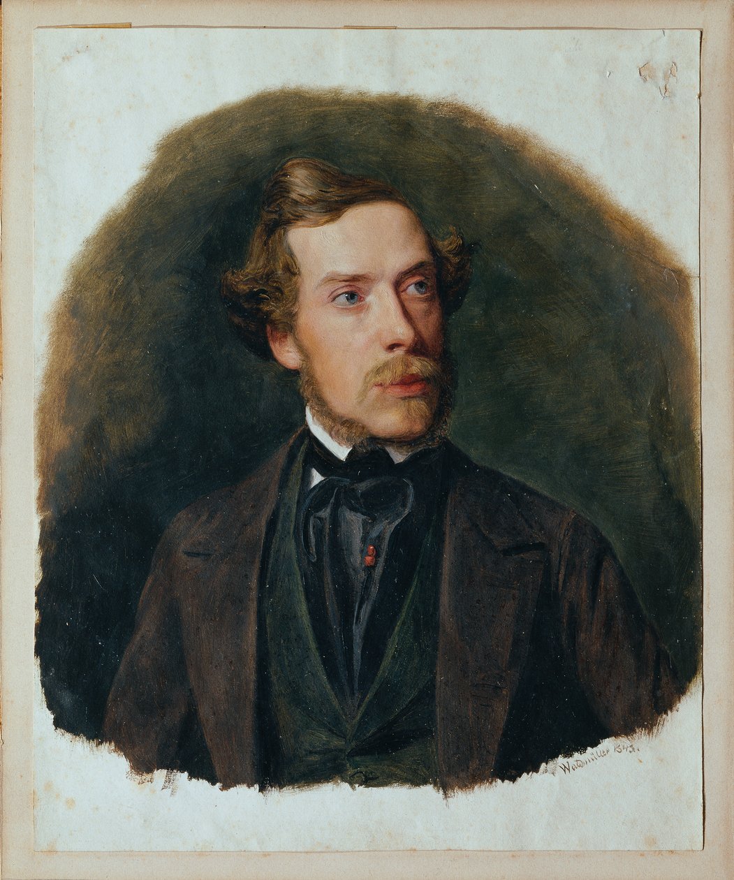 Gustav Barth, maestro del coro del Wiener Männergesangsverein da Ferdinand Georg Waldmuller