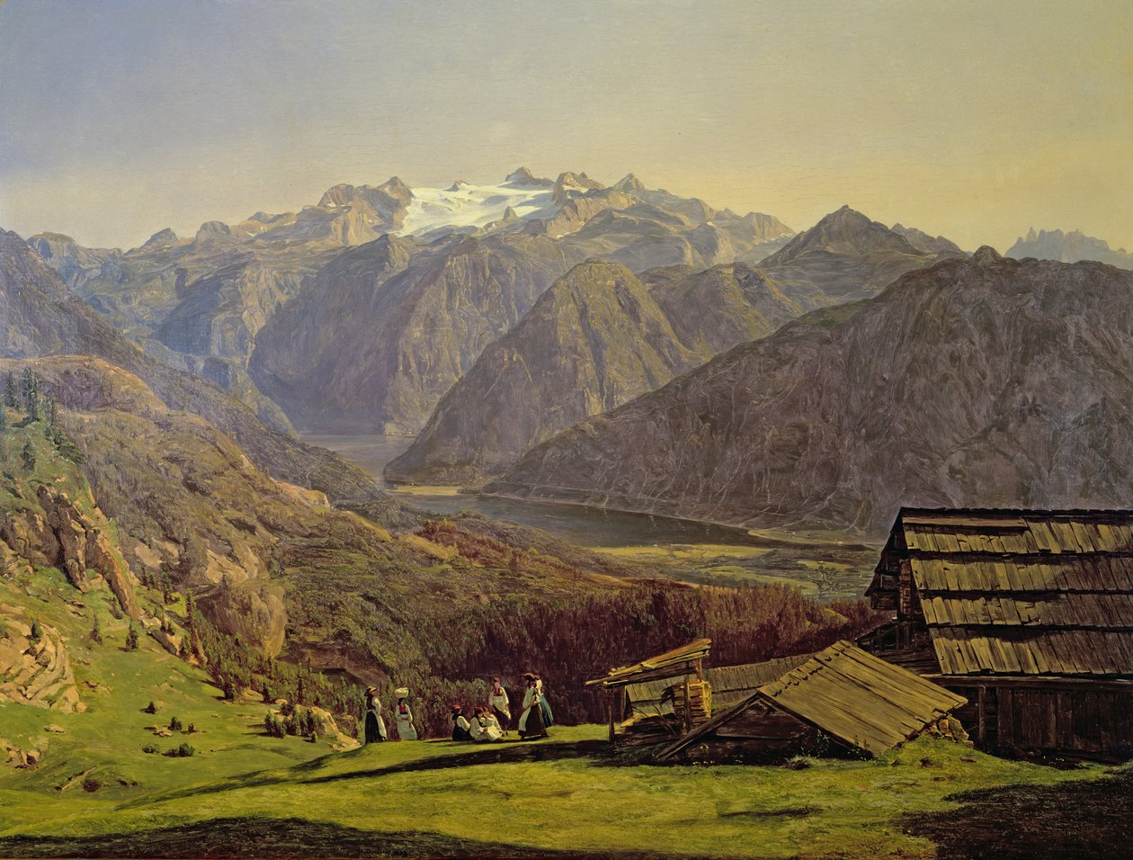 Hallstatter-See da Ferdinand Georg Waldmuller